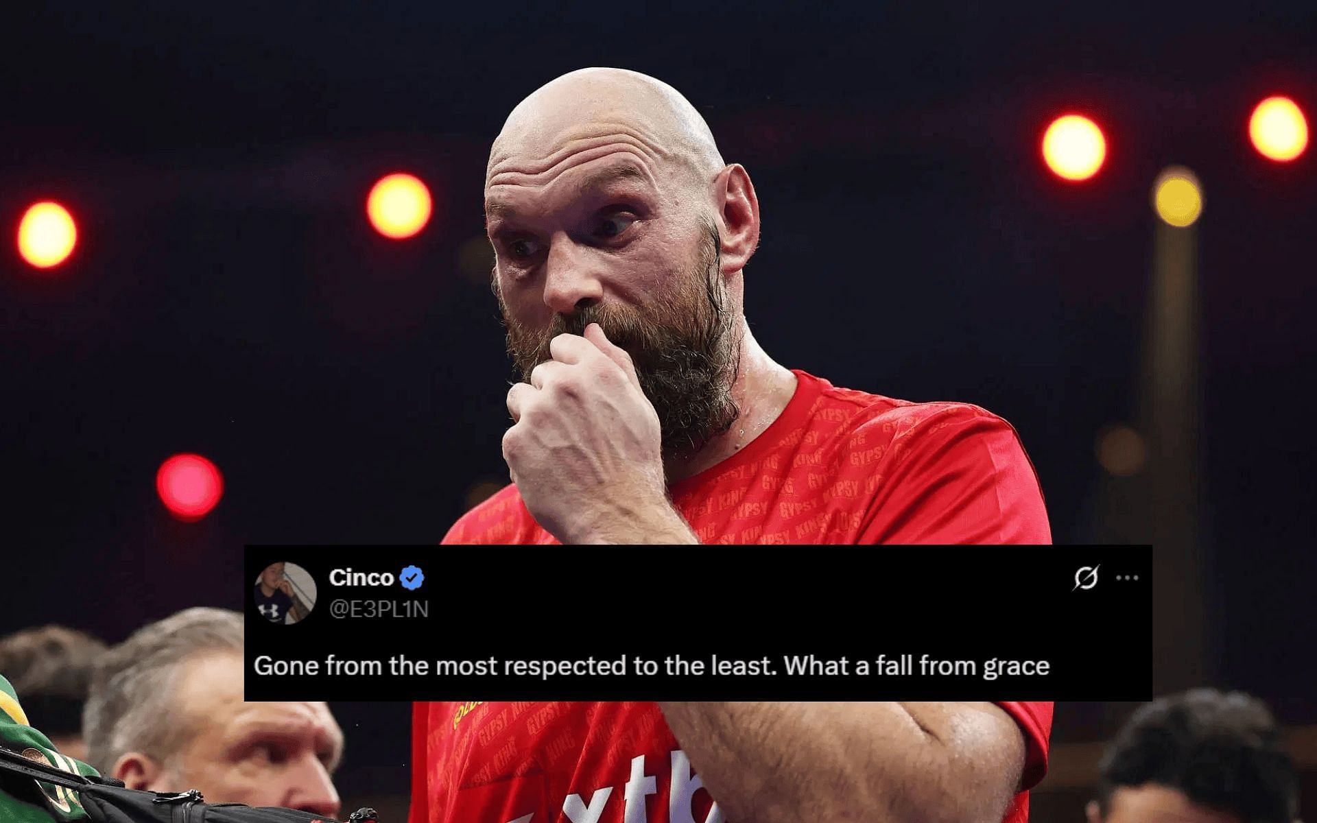 Fans react to talks of Tyson Fury