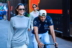 George Russell and Charles Leclerc's girlfriends share adorable message for Carlos Sainz's partner Rebecca Donaldson