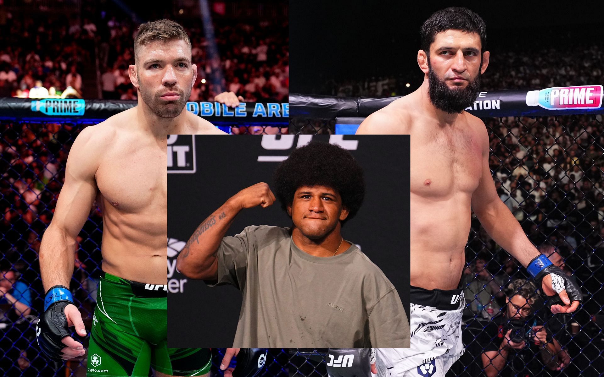 Gilbert Burns issues definitive prediction for Dricus du Plessis vs. Khamzat Chimaev title fight: "The guy doesn't quit"