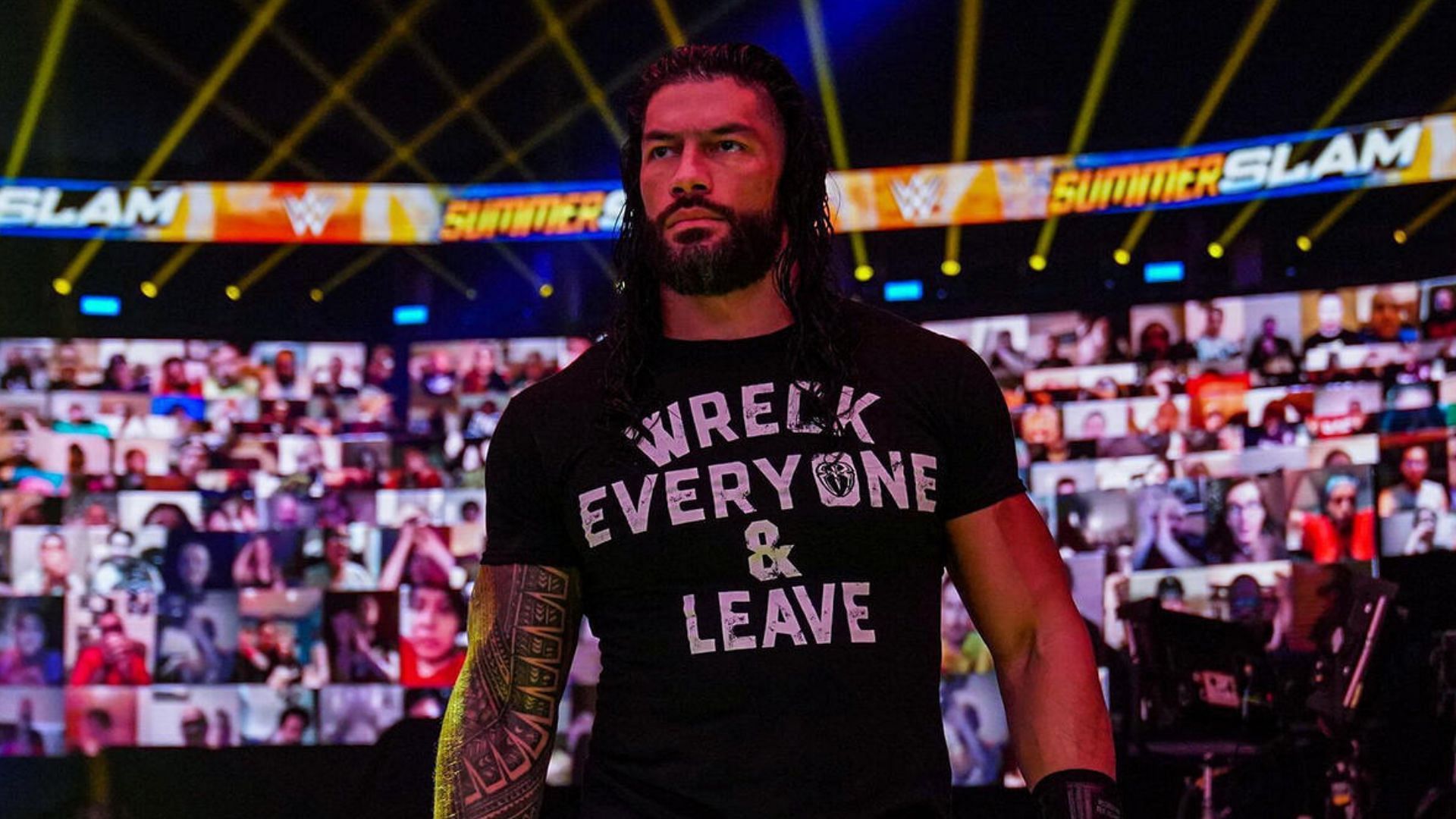 Roman Reigns at SummerSlam 2020! [Image credit: WWE.com]