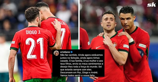 “Doesn’t make any sense” - Cristiano Ronaldo reacts to tragic death of teammate Diogo Jota