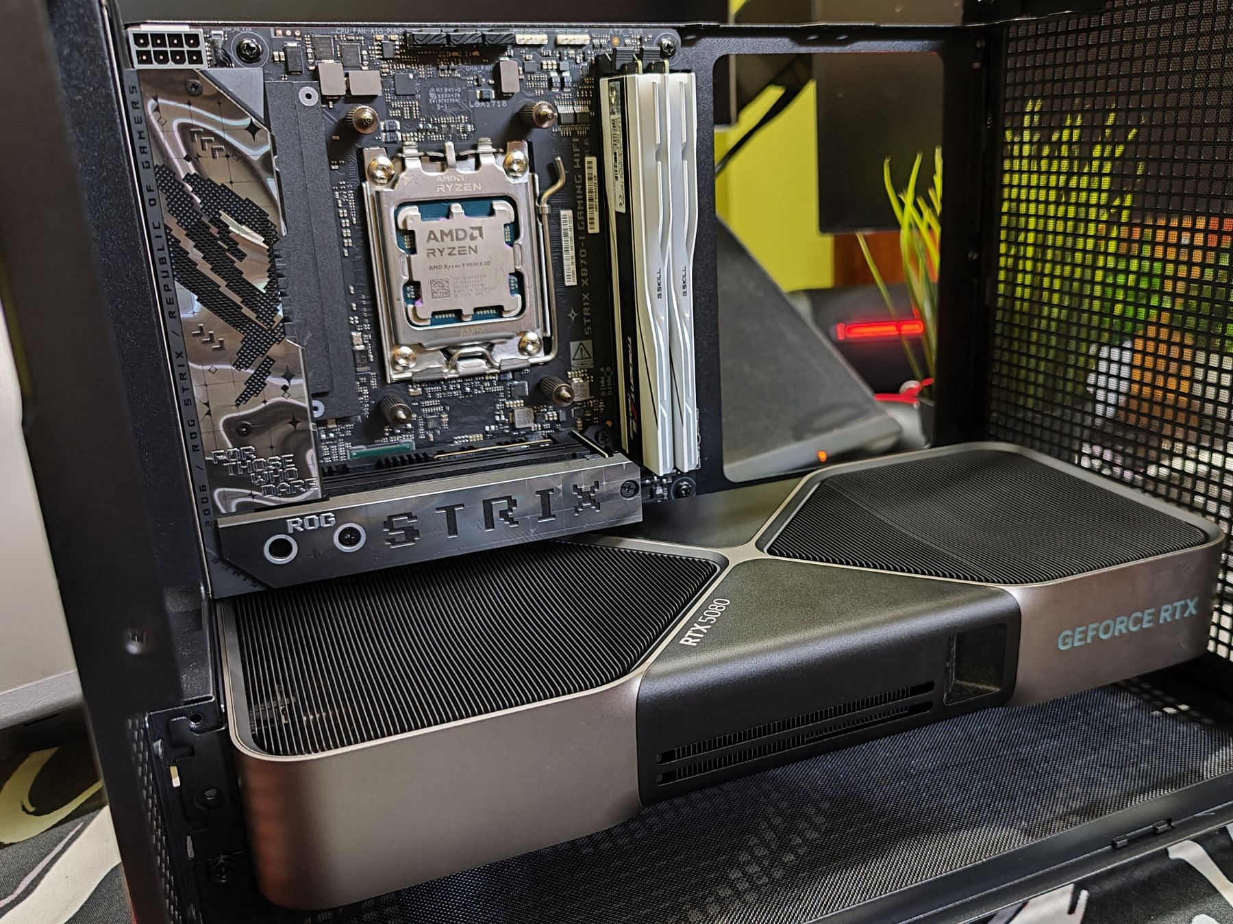 The ROG Strix X870-I is pretty easy to build with (Image via Sportskeeda)