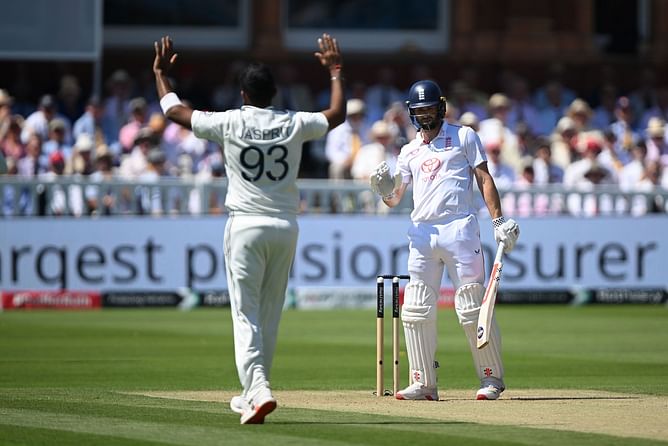 Jasprit Bumrah dismisses perplexed Chris Woakes for a golden duck after successful DRS call on Day 2 of ENG vs IND 2025 3rd Test [Watch]