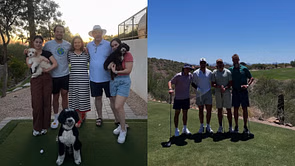 [PICS] Leafs' Auston Matthews recaps ‘summer aol’ golfing with Joe Thornton, Clayton Keller; spends valuable time off with family