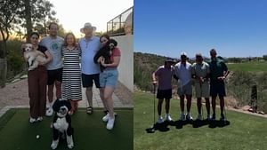 [PICS] Leafs' Auston Matthews recaps ‘summer aol’ golfing with Joe Thornton, Clayton Keller; spends valuable time off with family