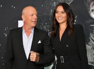 Bruce Willis and Emma Heming attend the "Glass" NY Premiere at SVA Theater on January 15, 2019 in New York City (Image via Wireimage/Day Dipasupil)