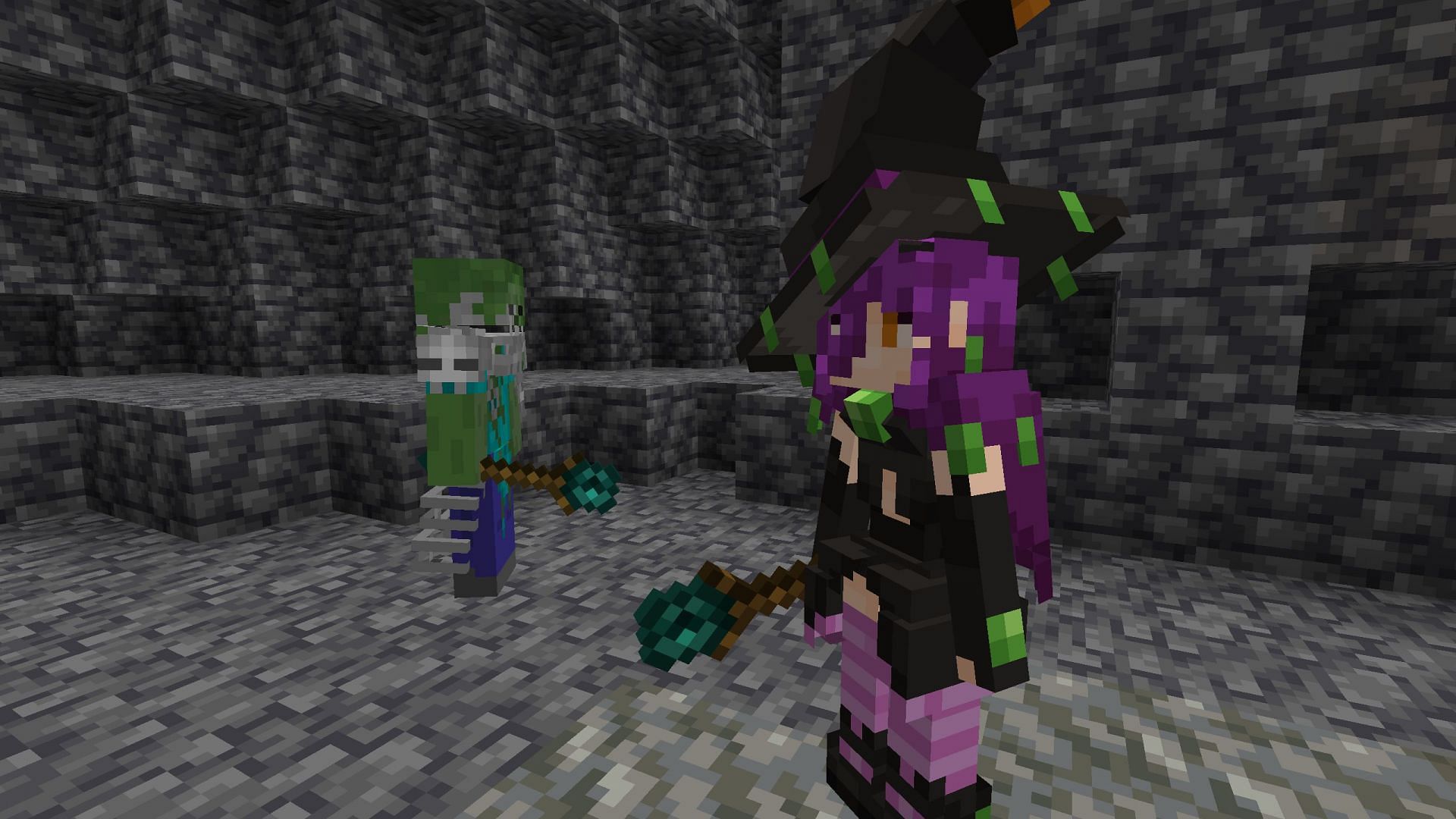 Grimoire of Gaia mod adds loads of unique and challenging creatures and combat mechanics to Minecraft (Image via Sportskeeda Gaming || Mojang Studios)