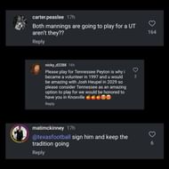 @maxpreps' comment section on Instagram