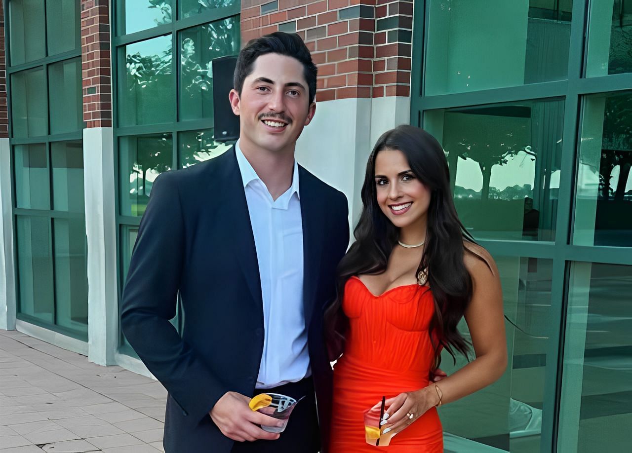 Blue Jackets defenseman Zach Werenski and wife Odette