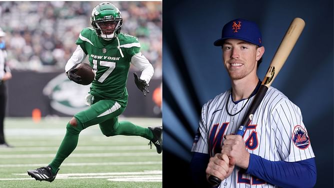 Jets star Garrett Wilson drops 4-word reaction to childhood friend Brett Baty’s HR vs. Yankees