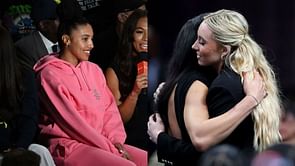 [VIDEO] Azzi Fudd turns heads while supporting 'girlfriend' Paige Bueckers ahead of matchup vs Angel Reese