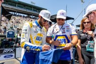 Chase Elliott signs autographs before the NASCAR Cup Series Toyota/Save Mart 350. Source: Getty