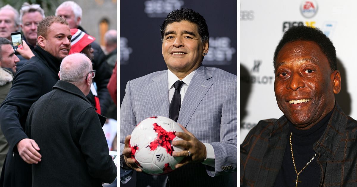 Wes Brown, Diego Maradona, and Pele