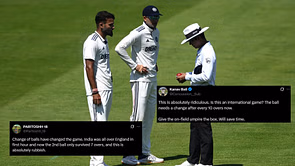 'Change of balls have changed the game' - Fans react to multiple ball changes by India on Day 2 of ENG vs IND 2025 3rd Test