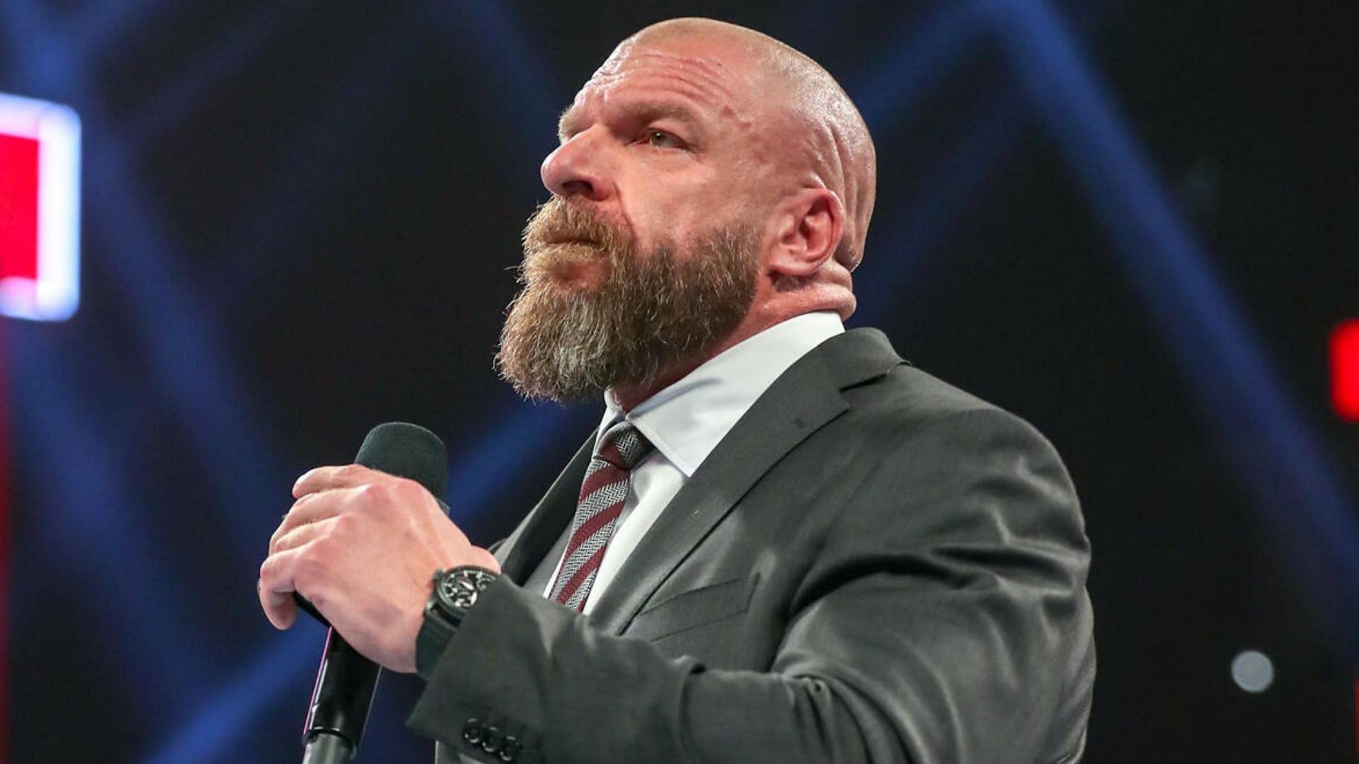 Triple H on RAW! [Image credit: WWE.com]