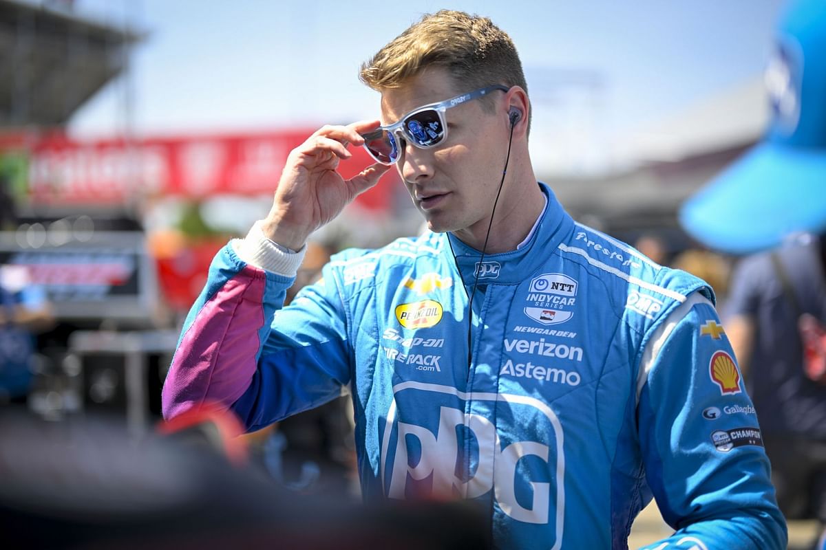 Penske star Josef Newgarden makes fashion statement as he reps ‘I love Ryan Blaney’ t-shirt in Canada