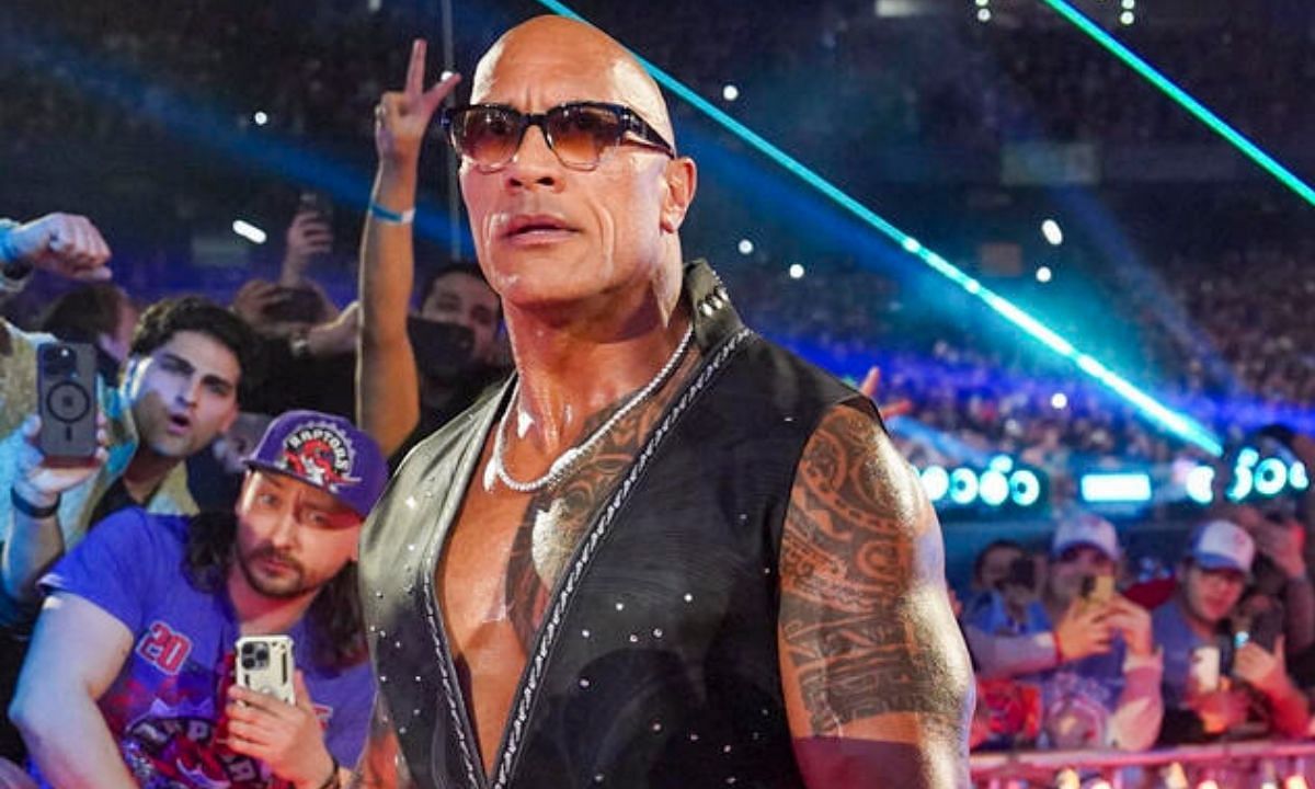 The Rock is rumored for a return at WWE SummerSlam next month. [Photo credit: WWE.com]