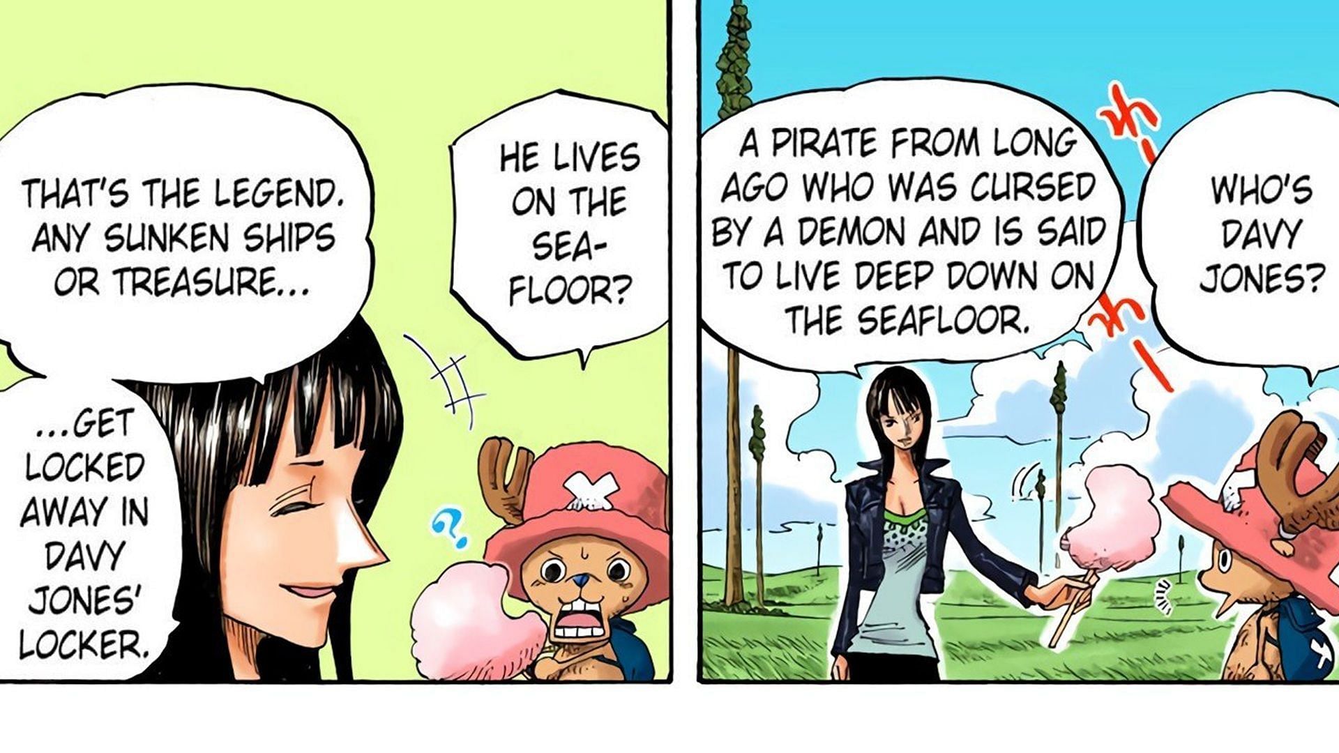 The legend of Davy Jones (Image via Shueisha)