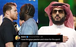 Turki Alalshikh claims Canelo Alvarez vs. Terence Crawford event will have 20+ undercard fights over three days, fans react: "It's combat Coachella"