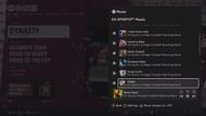 The playlist for College Football 26 (Image via EA Sports)