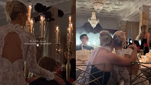 Leon Draisaitl's fiancee Celeste attends ex-Oiler Warren Foegele's wedding with longtime partner Alexandra