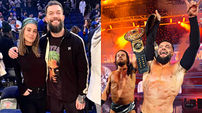 Finn Balor's wife, Vero Rodríguez, reacts to him winning the WWE World Tag Team Championship; sends a three-word message