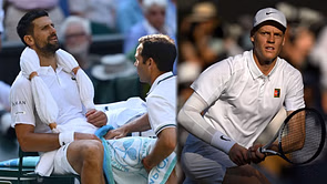 "Here come the excuses, every single time" - Fans call out Novak Djokovic for medical time-out while trailing vs Jannik Sinner in Wimbledon SF