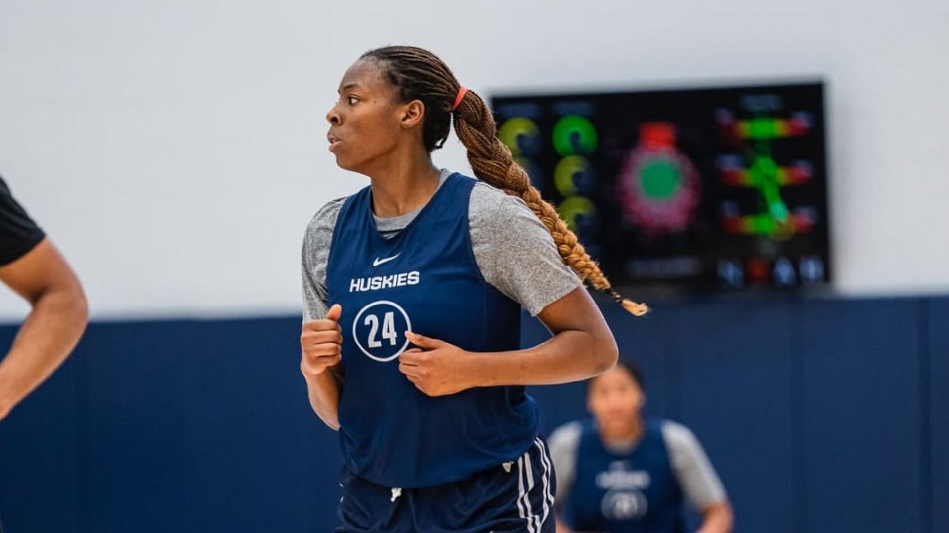 Kayleigh Heckel, Azzi Fudd, Kelis Fisher, Morgan Brady and others react to UConn teammate Gandy Malou-Mamel