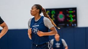 Kayleigh Heckel, Azzi Fudd, Kelis Fisher, Ice Brady and others react to UConn teammate Gandy Malou-Mamel's training snaps