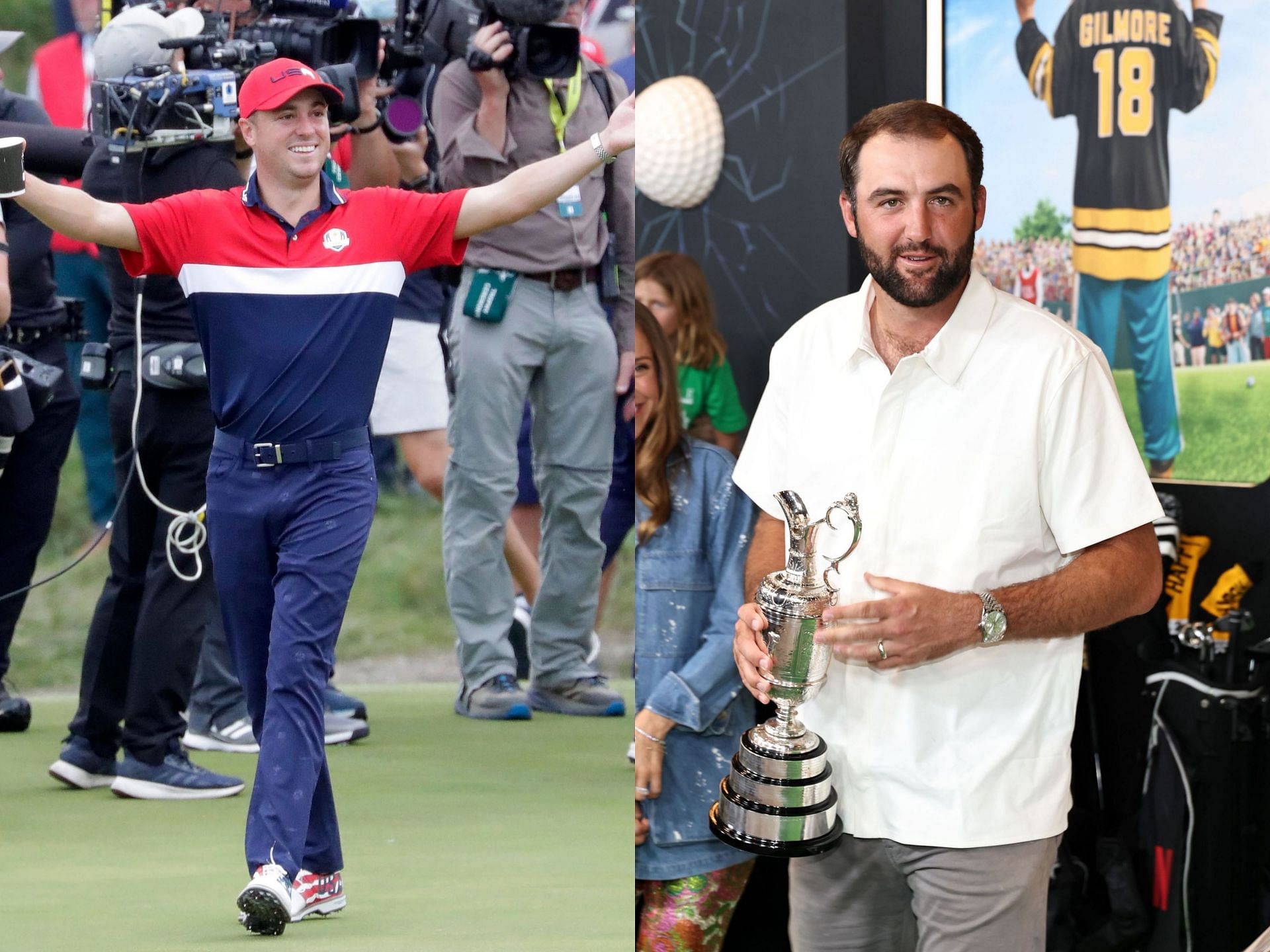 "It appears Scottie Scheffler won again" – Justin Thomas shares hilarious Happy Gilmore 2 BTS highlight feat. Rory McIlroy, Nelly Korda & more