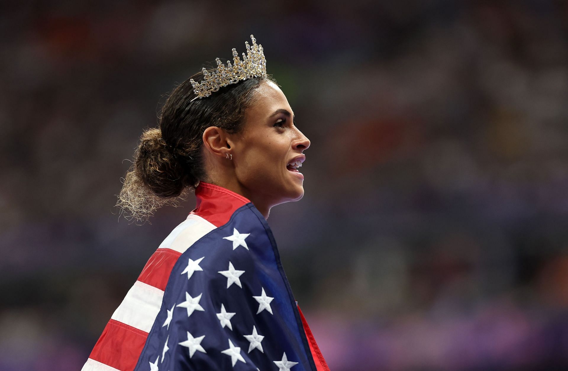  Sydney McLaughlin-Levrone at Paris Olympics 2024. (Photo by Cameron Spencer/Getty Images)