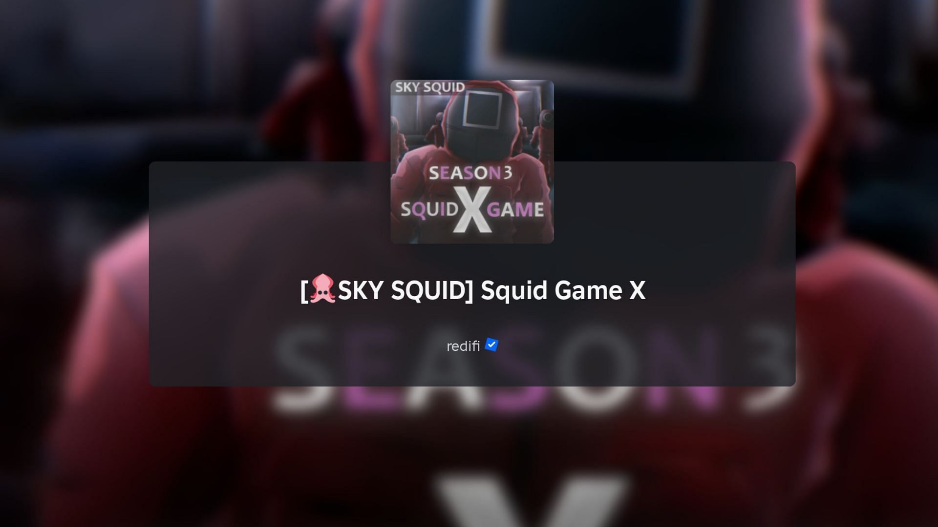 Squid Game X loading screen