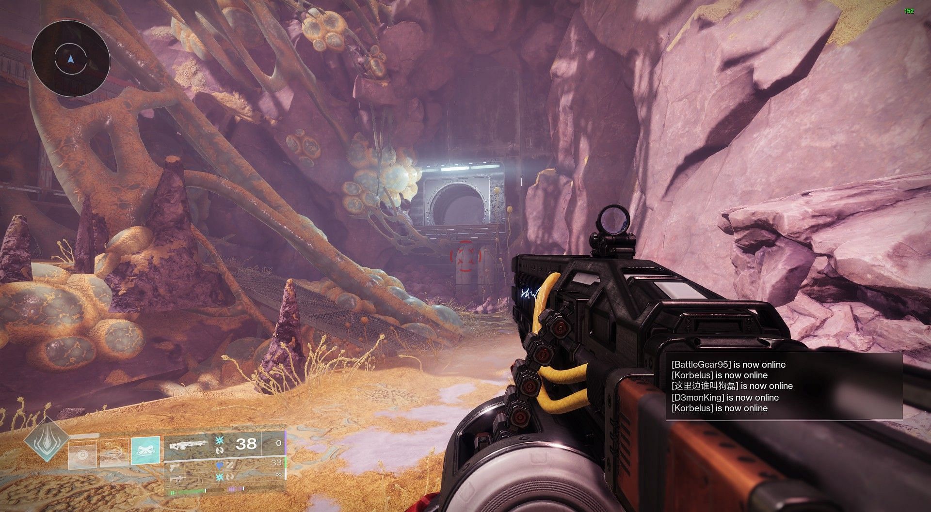 Small doorway in Stellar Link of Destiny 2 Kepler (Image via Bungie)