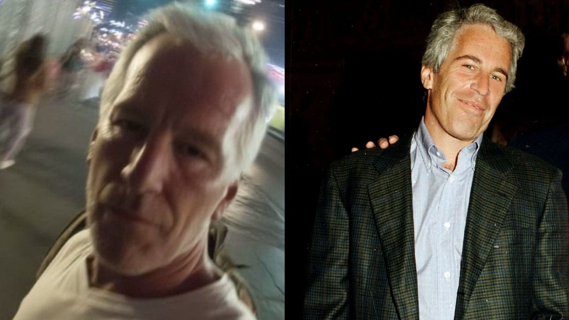 Jeffrey Epstein (Image via Getty and X/@MattWallace888)
