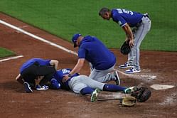 Blue Jays manger John Schneider makes injury situation clear after George Springer takes concerning fastball to the head vs Orioles