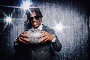 "Average Georgia football player at 2am drunk" - CFB fans react to ex-LSU WR Malik Nabers fearing going 130mph in Corvette with Dale Earnhardt Jr.