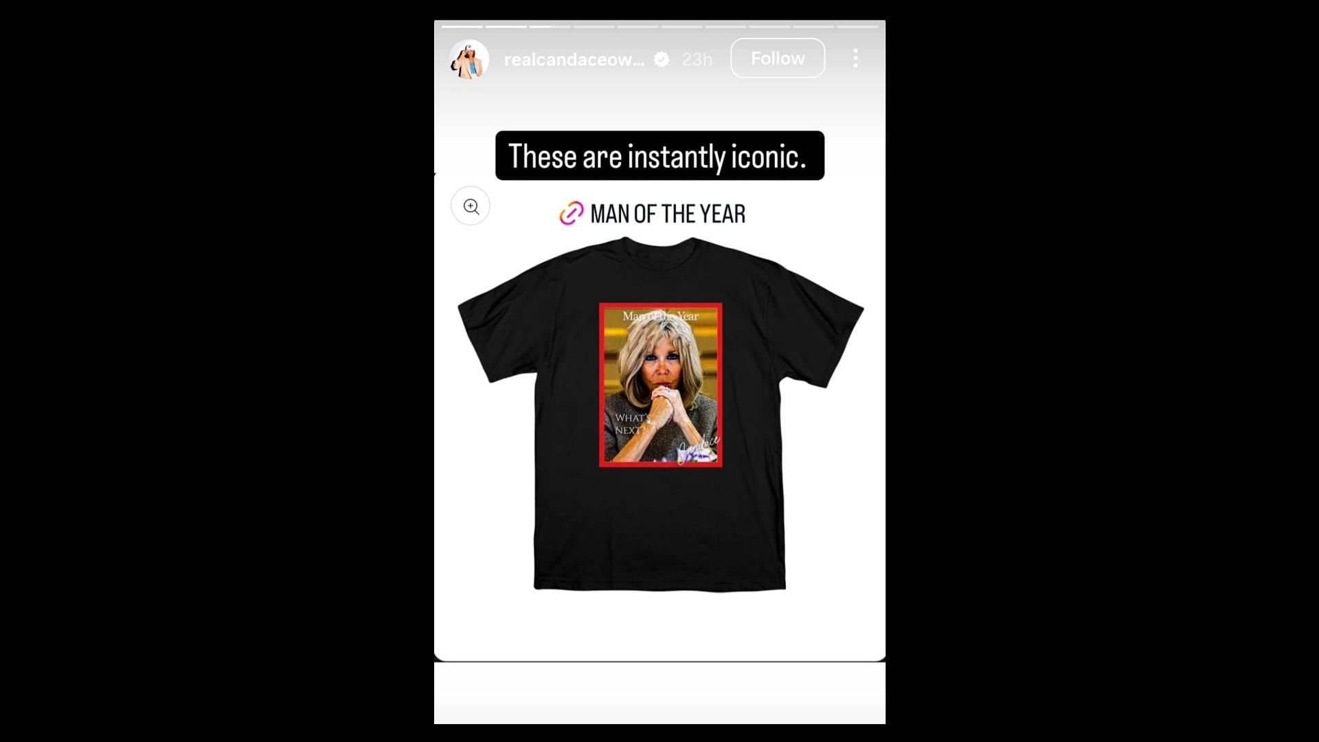 Candace&#039;s story (Image via Instagram/realcandaceowens)