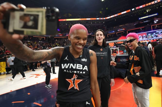 "I'm calling the President": Courtney Williams and Natisha Hiedeman hilariously revisit calling Caitlin Clark for every inconvenience during All-Star