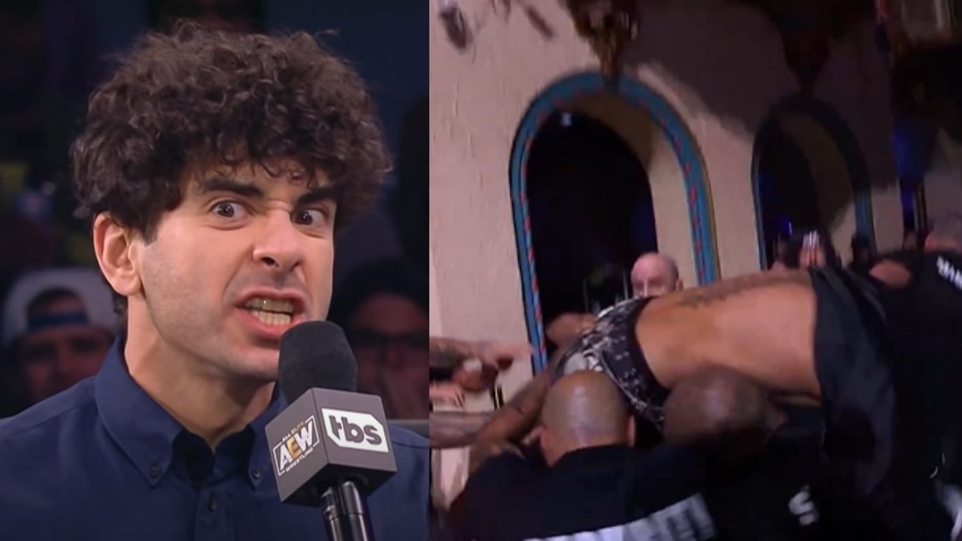 Tony Khan (left) is the president of AEW [ Images from AEW