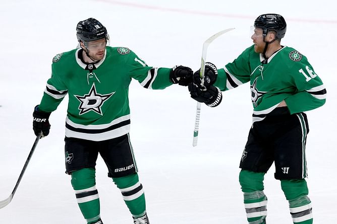 Leafs’ Max Domi reacts to ex-Dallas Stars’ Joe Pavelski winning the American Century Championship for the first time