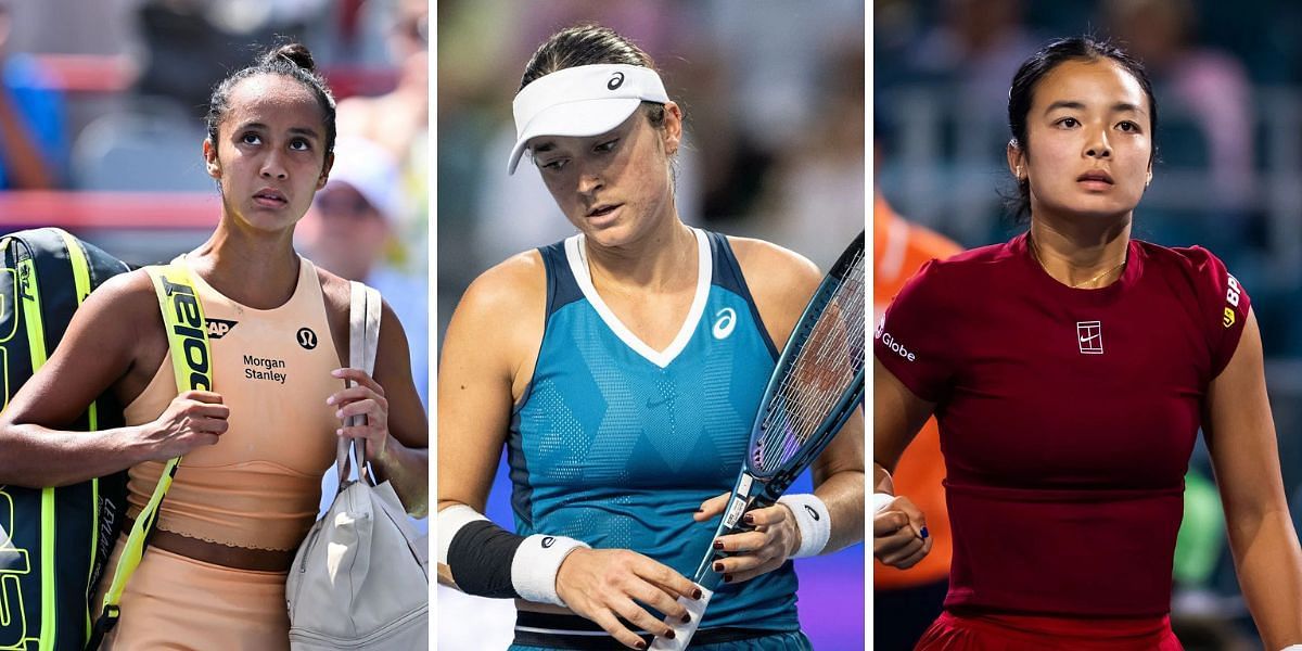 Leylah Fernandez, Caroline Dolehide and Alexandra Eala were among the notable names to lose in the first round of the Canadian Open 2025. (Photos: Getty)