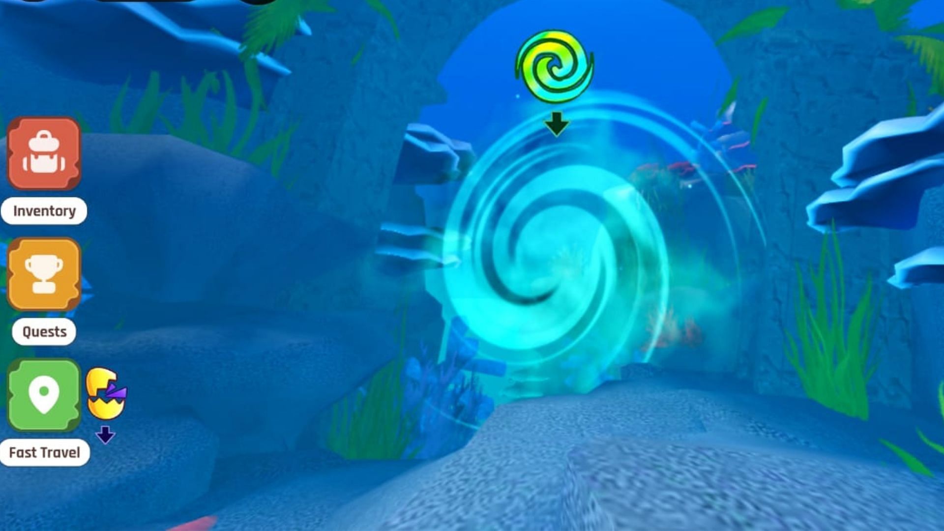 The portal in the Water biome (Image via Roblox)