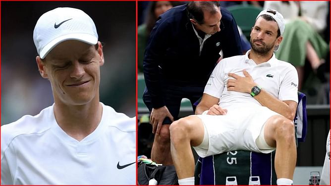 Fact-check: Did Jannik Sinner smile while Grigor Dimitrov broke down in tears after brutal Wimbledon injury? Looking into the viral claim