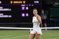 Aryna Sabalenka is the top women's singles seed at this year's Wimbledon. (Source: Getty)
