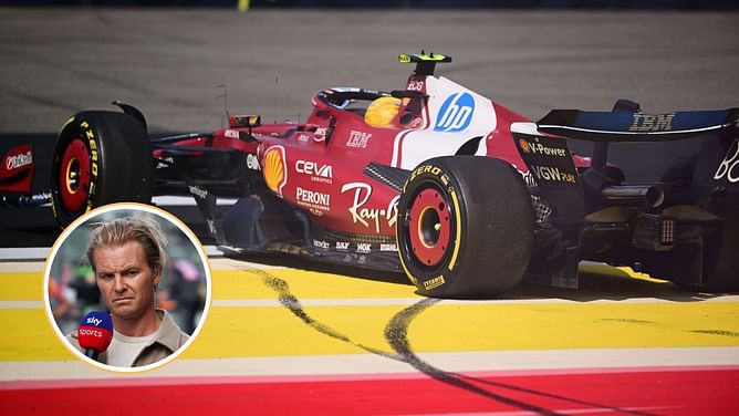 "Sometimes as a driver you like to throw in a couple of excuses": Nico Rosberg's cheeky dig at Lewis Hamilton blaming the brakes on Ferrari
