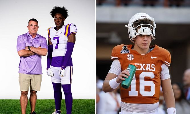 "Who would want to play for Brian Kelly?"; "Texas check bounced": Fans react as 5-star defensive star snubs Arch Manning's Texas for LSU