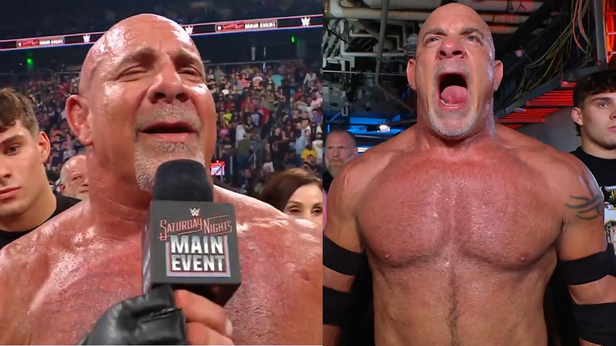 Goldberg at SNME XL. [Images via WWE on X]
