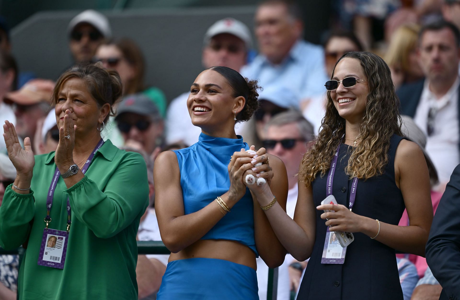 Trinity Rodman cheering for Ben Shelton at Wimbledon 2025 - Image Source: Getty