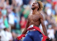"Can't believe"- Noah Lyles celebrates three-year anniversary of historic feat achieved at major championships