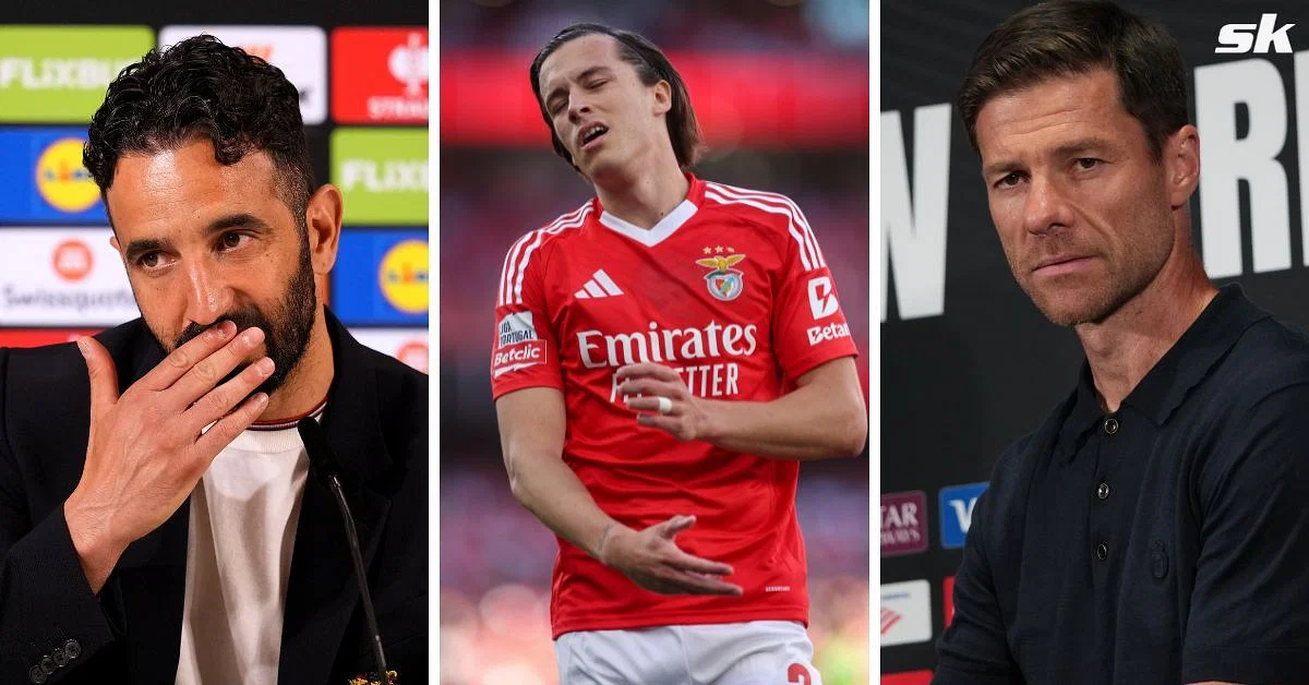 Ruben Amorim, Alvaro Carreras and Xabi Alonso